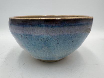 Ceramic Stone Pottery Lot of Bowl and Cup - Beautiful Pastels - Signed