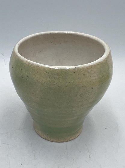 Ceramic Stone Pottery Lot of Bowl and Cup - Beautiful Pastels - Signed