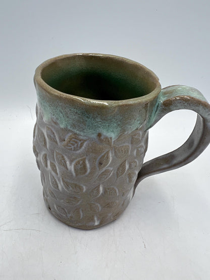 Ceramic Stone Pottery Lot of Bowl and Cup - Beautiful Pastels - Signed