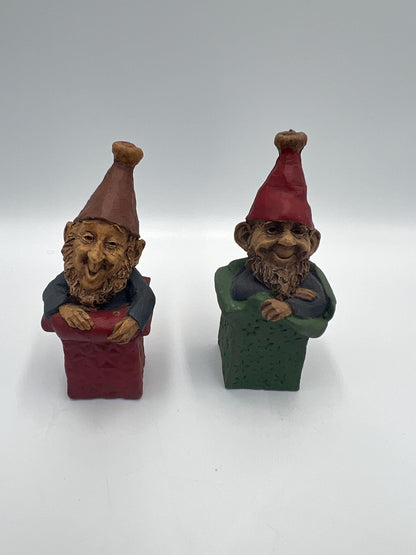 Tom Clark Gnomes Set of 4 | Unique Christmas Decor Gift | Collectible Holiday Gnomes