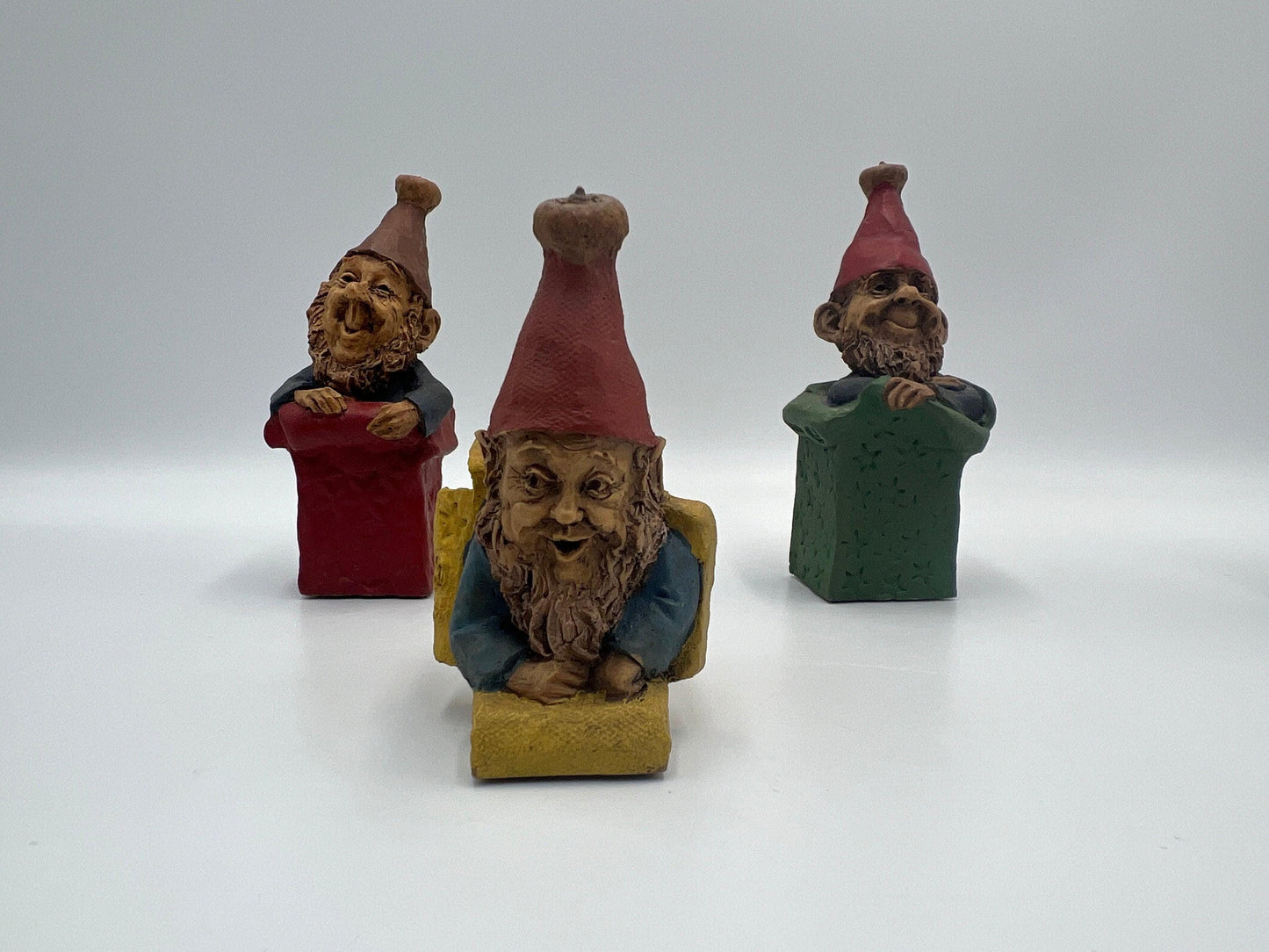 Tom Clark Gnomes Set of 4 | Unique Christmas Decor Gift | Collectible Holiday Gnomes