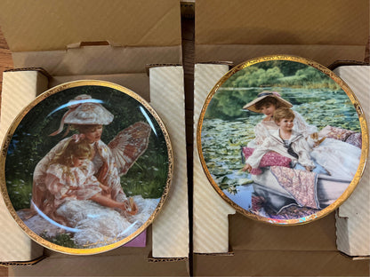 Mother's Day Collectible Plates: Sandra Kuck Art Series (1989-1992)