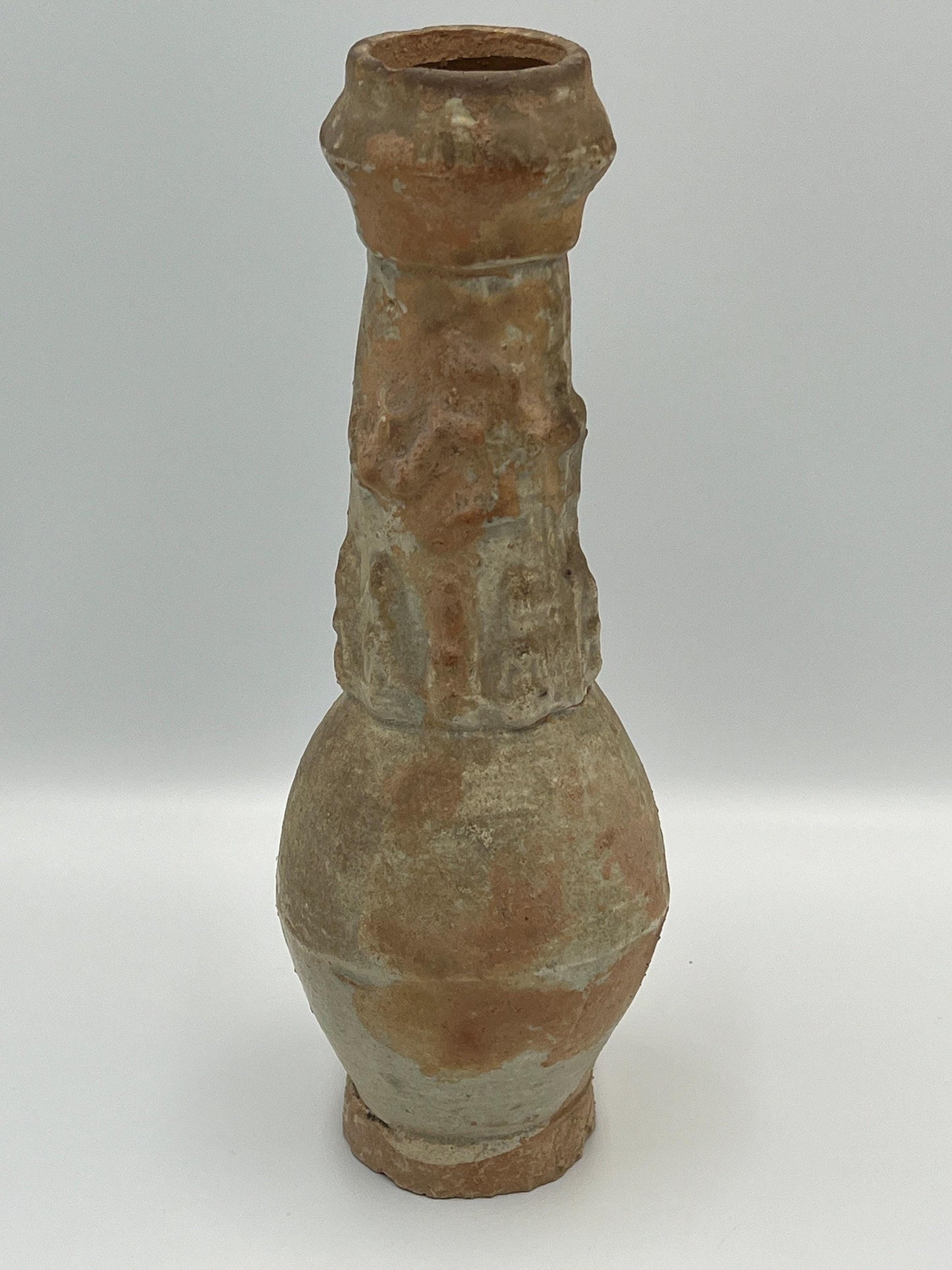 Vintage Chinese Pottery Urns, Aged Ceramic (Set of 2, 10.5")