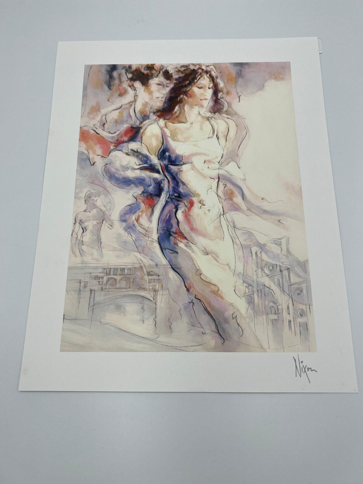 Peter Nixon (British b. 1956) Color, Memories of Florence, Seriolithograph on Paper