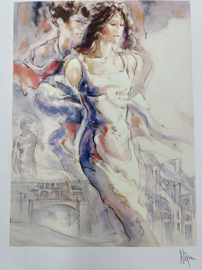Peter Nixon (British b. 1956) Color, Memories of Florence, Seriolithograph on Paper