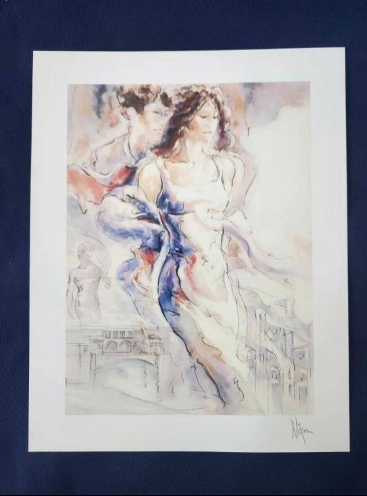 Peter Nixon (British b. 1956) Color, Memories of Florence, Seriolithograph on Paper