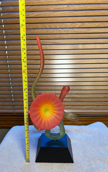 Flower in Bloom, Art Glass by Warner Whitfield