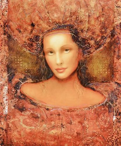 Csaba Markus Serigraph: 'Ladonna' Woman Portrait, Signed Limited Print