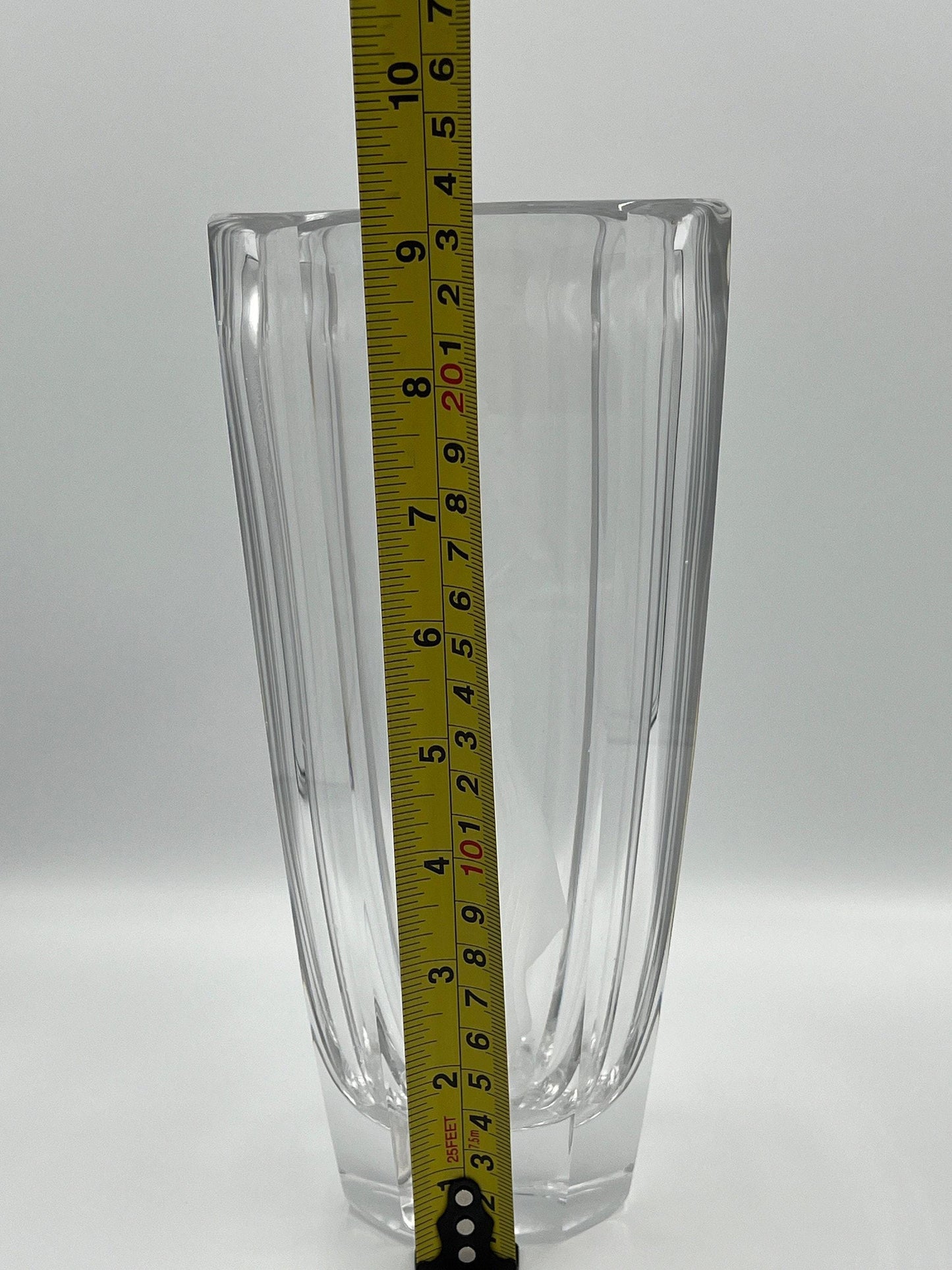 Sven Palmqvist Vase: Nude Woman with Flower, Swedish Art Glass
