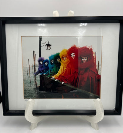 Rainbow Figures - Venice Photograph - Zeny Cieslikowski,  2000