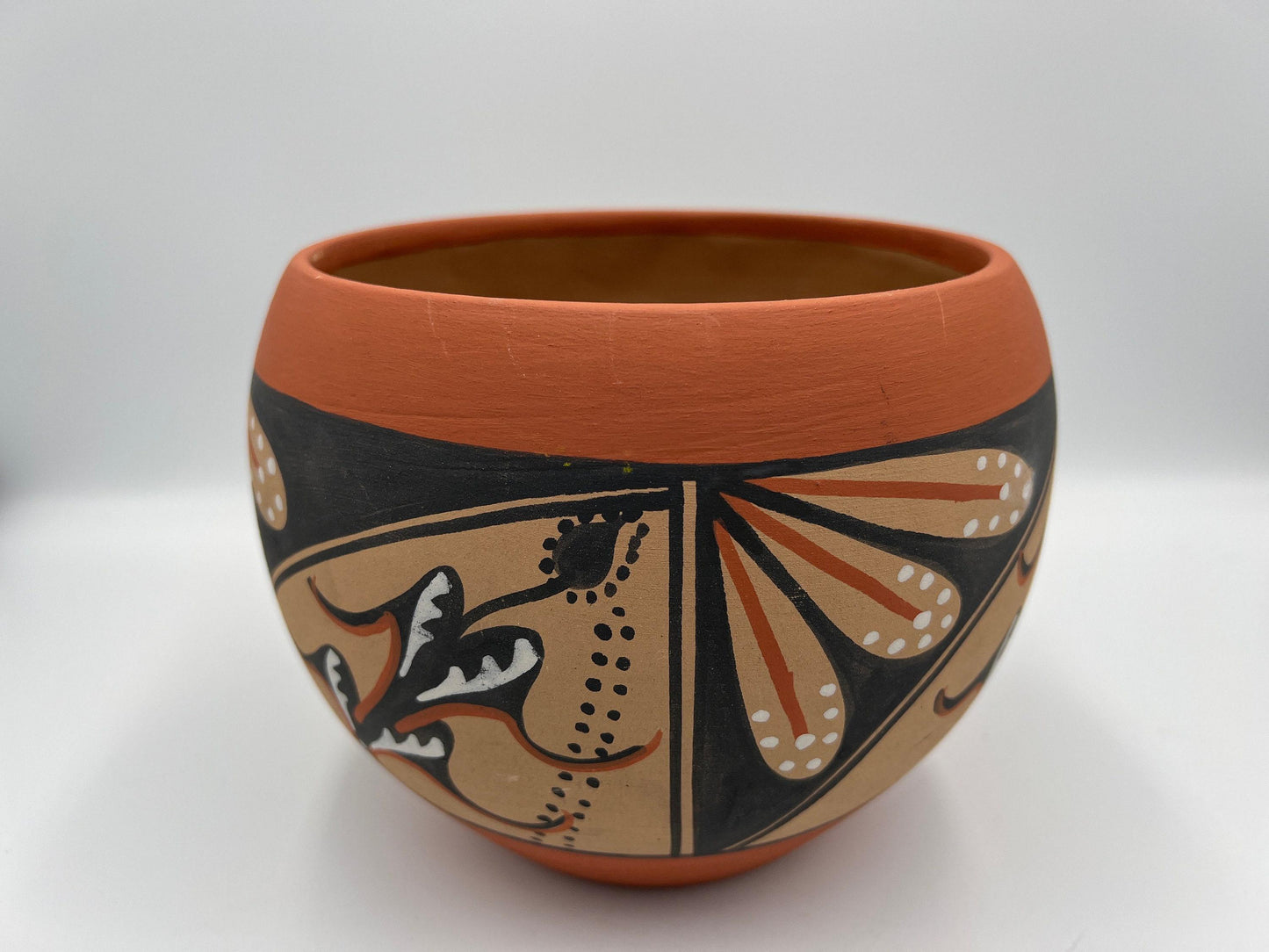Vintage Native American Pottery Pot - Jemez Pueblo Signed Art
