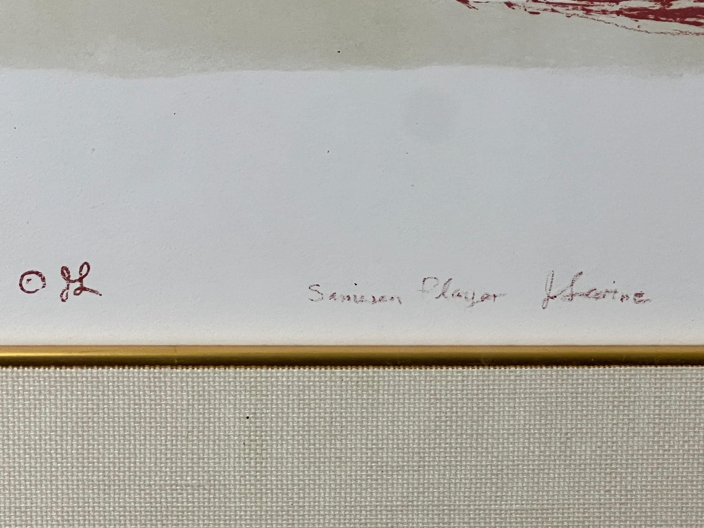 Signed 1970 Jack Levine Lithograph Shamisen Player