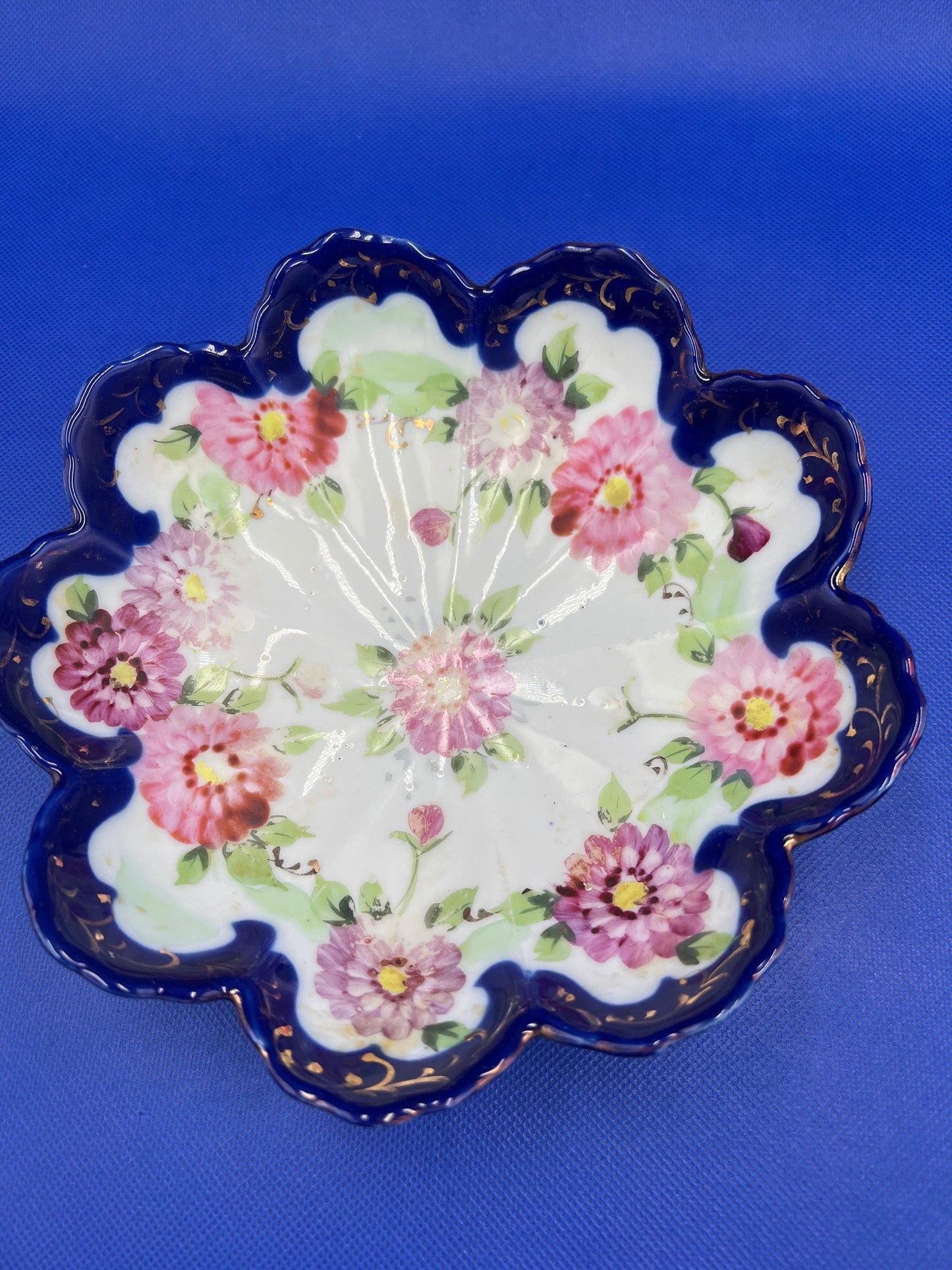 Vintage Nippon Ceramic Set - Plate, Covered Bowl, and Two Serving Dishes