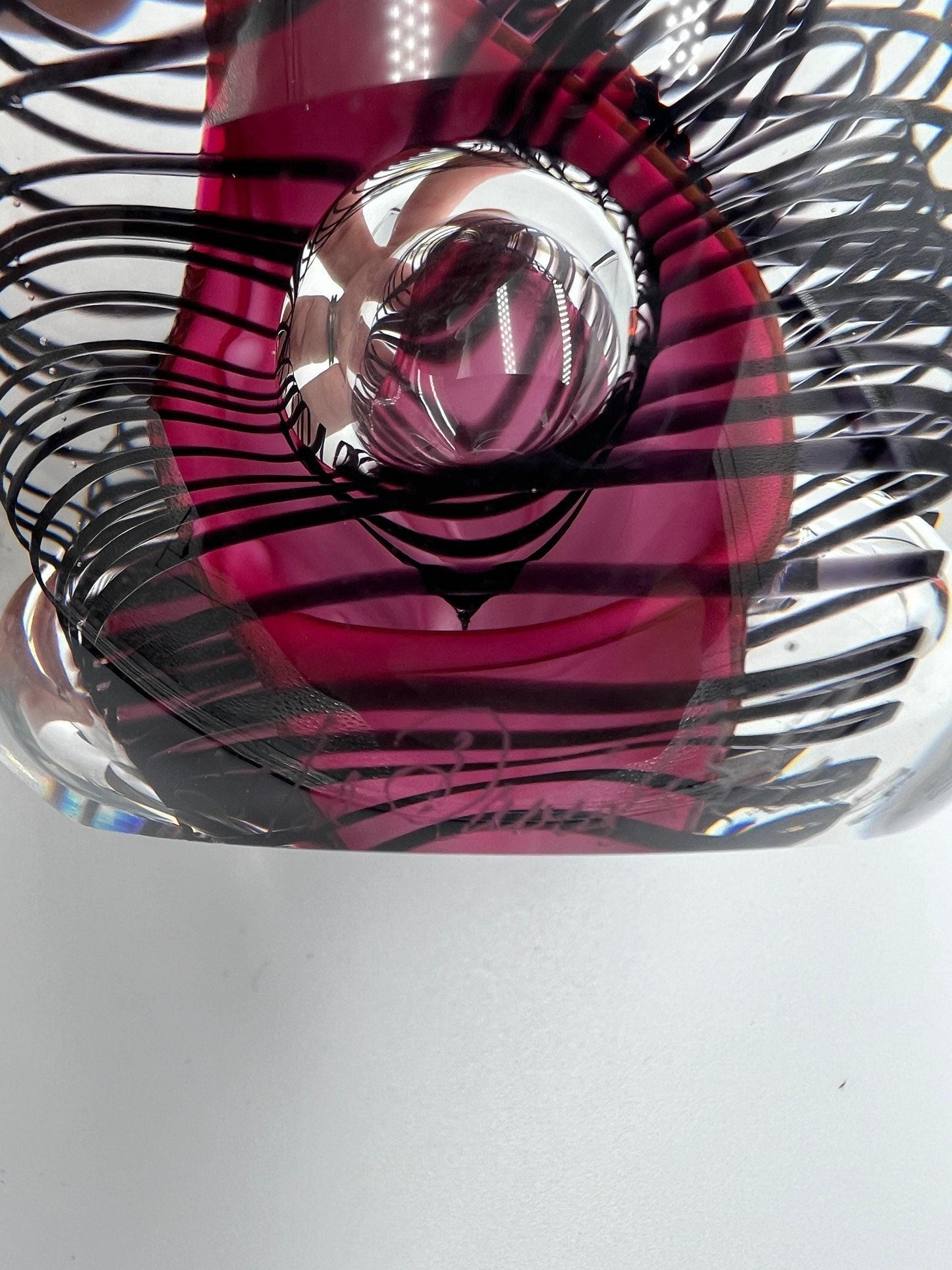 Art Glass Paperweight, signed Hal David Berger