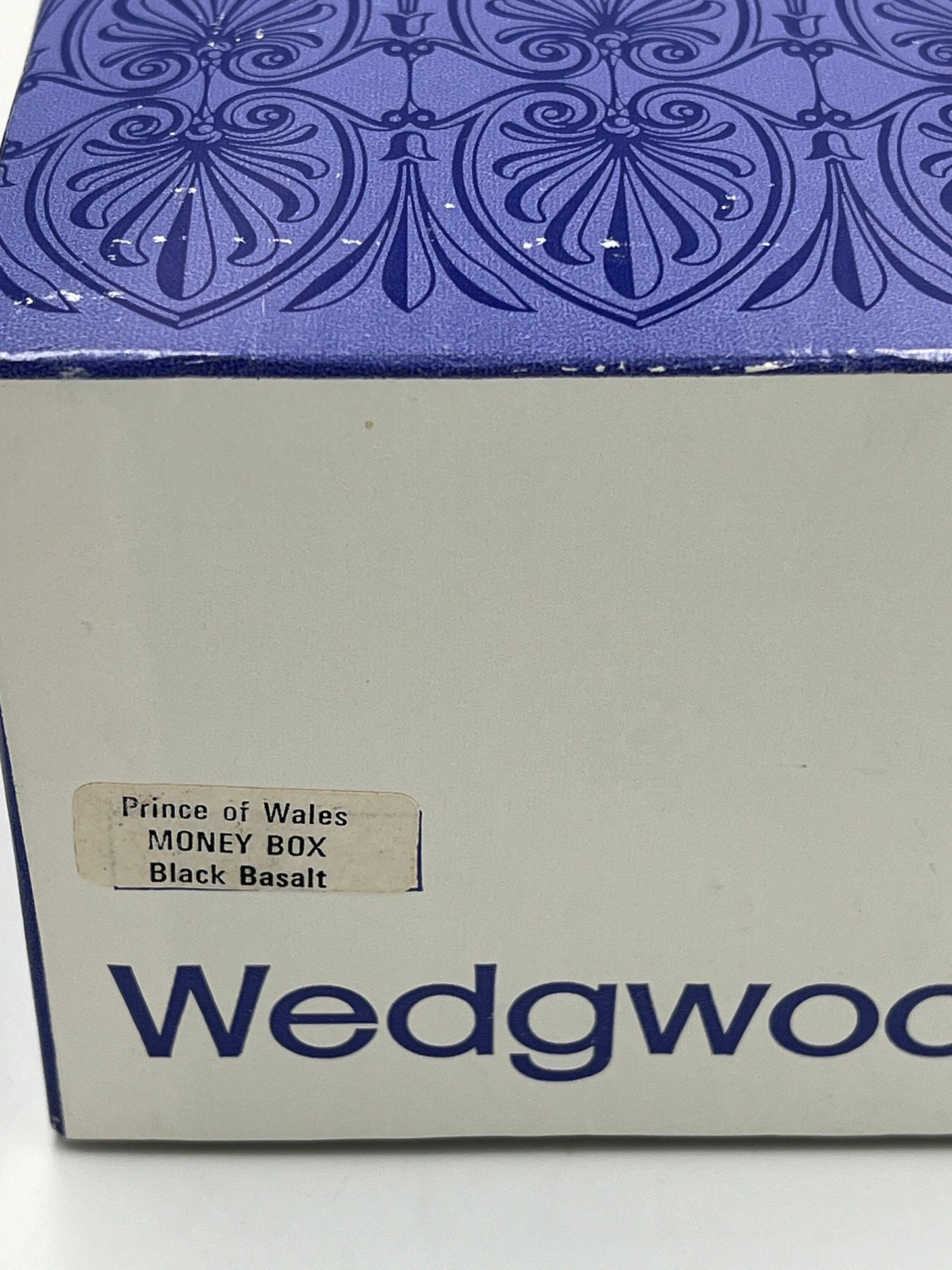 Vintage Wedgwood Black Jasperware PRINCE CHARLES Wales Investiture Bank 1969
