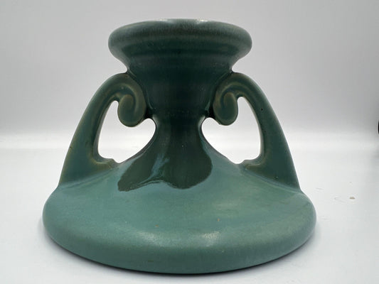 Roseville Carnelian I Candleholder Art Pottery