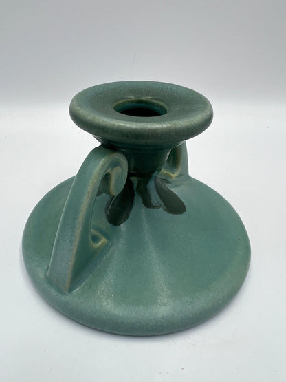 Roseville Carnelian I Candleholder Art Pottery