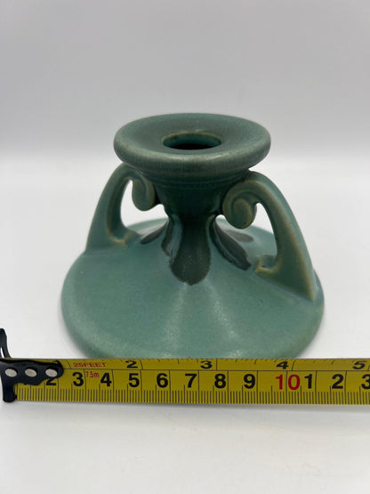 Roseville Carnelian I Candleholder Art Pottery