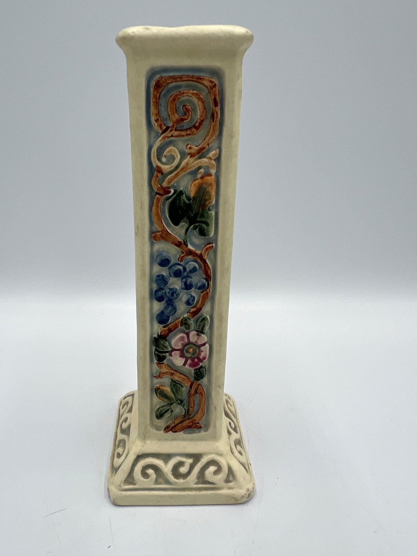 Weller Rosa Bud Vase c1914 Vintage Art Pottery, Excellent Condition!