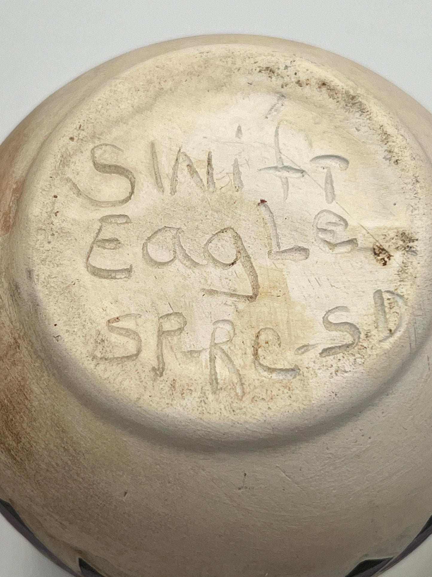 Native American South Dakota Sioux Pottery Bowl / Vase / Covered Dish SP-RC-SD