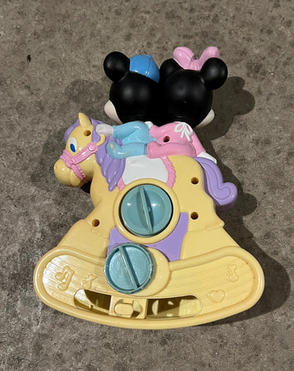 Disney Mickey and Minnie Baby Toys (Musical Rocking Horse & Busy Box)