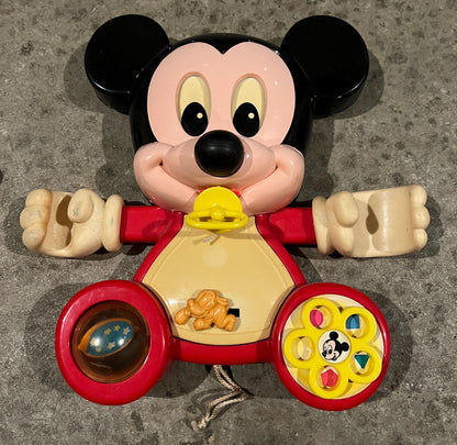 Disney Mickey and Minnie Baby Toys (Musical Rocking Horse & Busy Box)