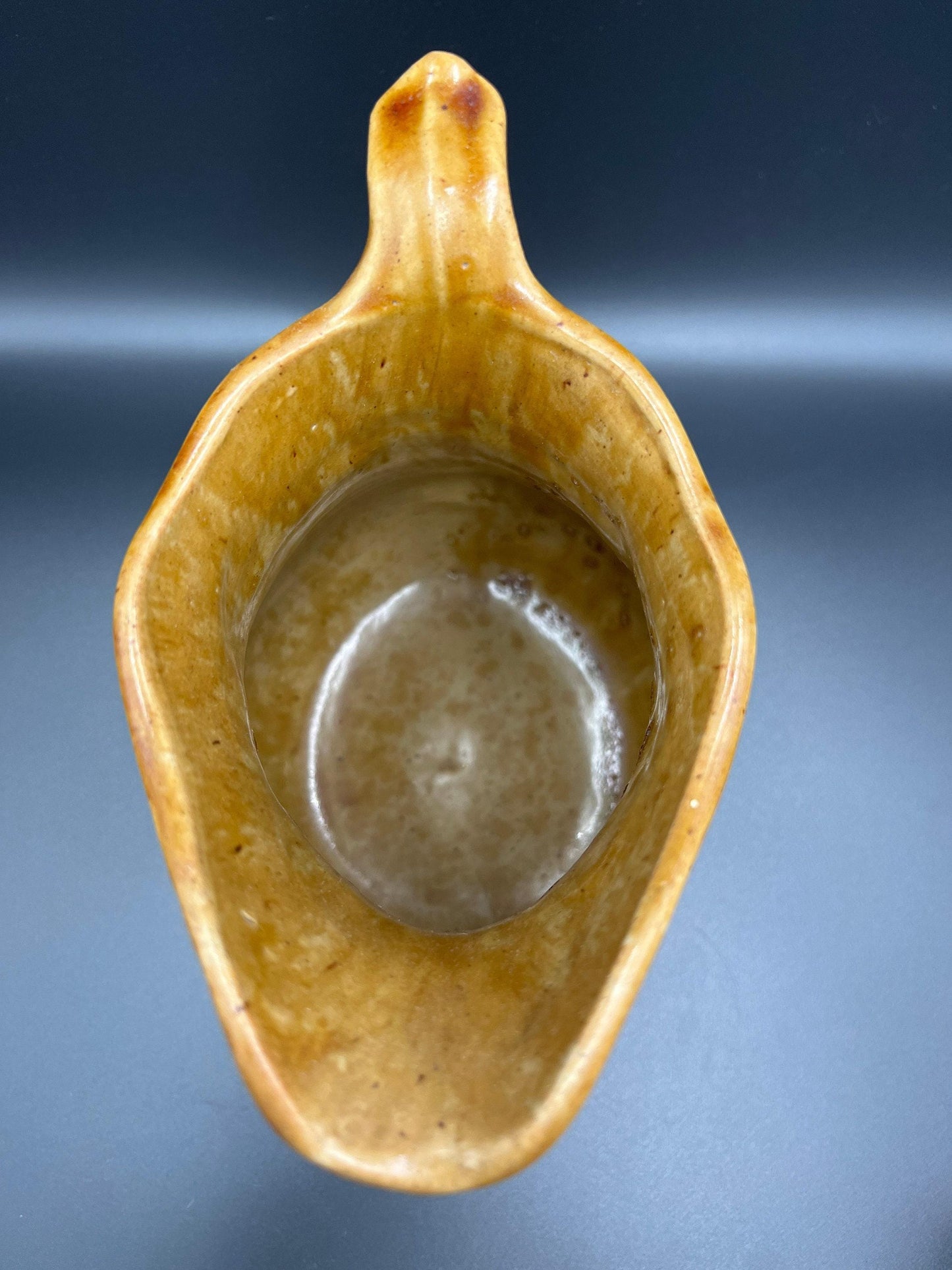 Bennington Rockingham Stoneware Pitcher, Tulip Pattern (Late 1800s Vintage)