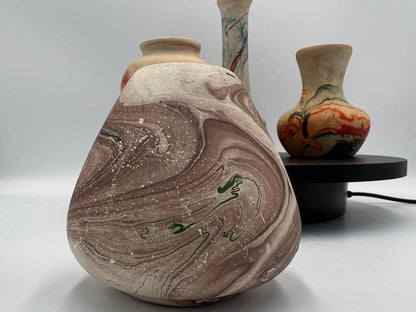 Nemadji Pottery Vases: Vintage Moose Lake Clay (Set of 4)