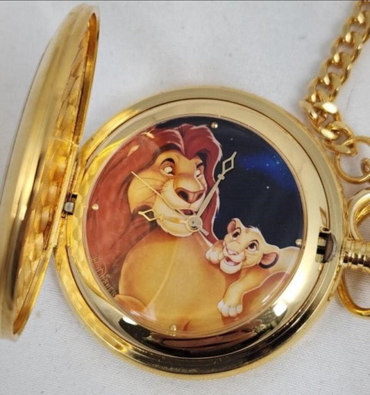 Vintage 1994 Disney Lion King Pocket Watch
