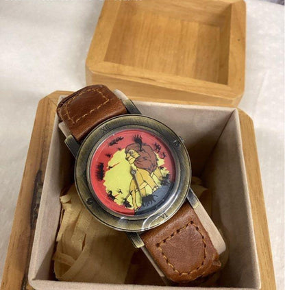 Lion King Collectible Watch: Disney Gold Tone   Your choice of Pocketwatch or Wristwatch