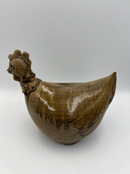 Chicken Piggy Bank: Retro Ceramic Animal - Farmhouse Decor