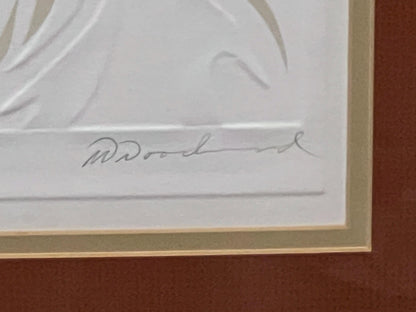 Pencil Signed and Numbered Warren Woodward Embossed Serigraph, "Starboard Reach"