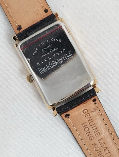Walt Disney Watch Club Collector Series 3 the Lion King LE7500 W/pin