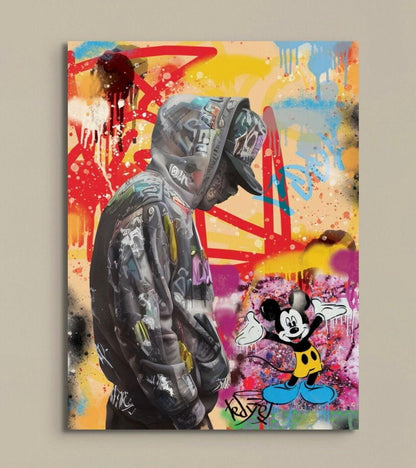 Street Pattern Digital Art Print (Unframed, 32x24 Inches)