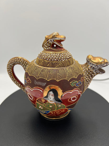 Vintage Moriage Dragonware Teapot, Made in Japan