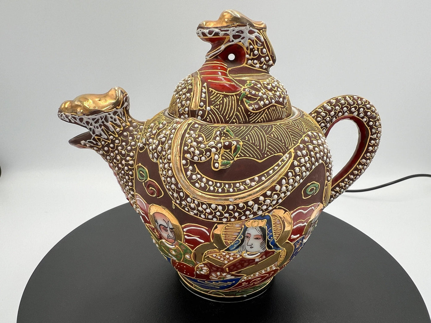Vintage Moriage Dragonware Teapot, Made in Japan