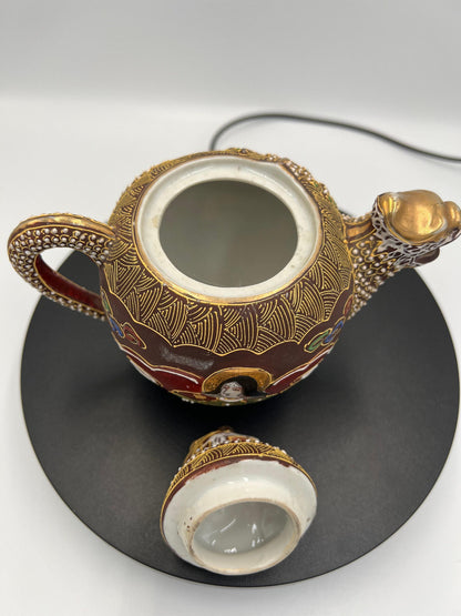 Vintage Moriage Dragonware Teapot, Made in Japan