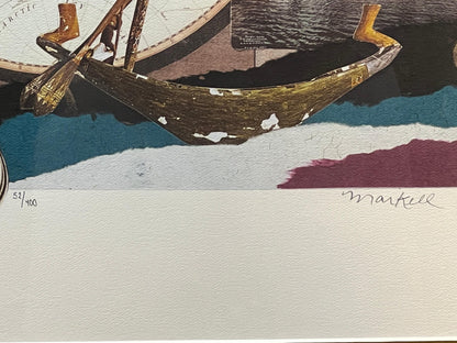 Melissa Markell Limited Edition Offset Lithograph "Sea and Ships"