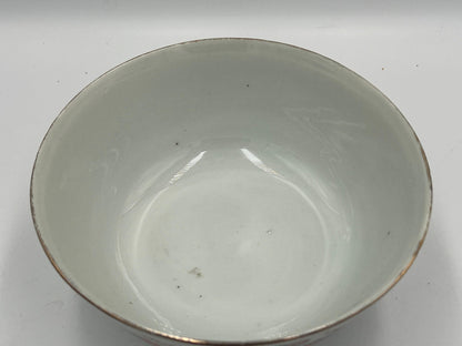 Porcelain Bowl: Vintage Dragon and Phoenix Motif - 6 Inch Diameter