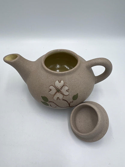 Pigeon Forge Pottery Tea Set, Blue & Yellow Glaze (5 Piece Collection)