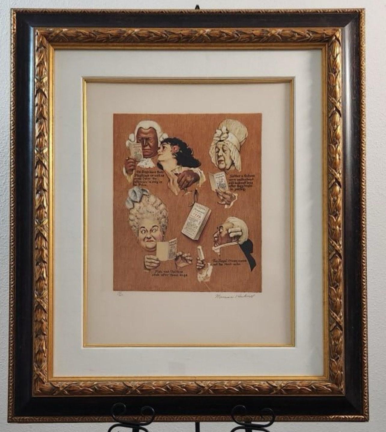 Norman Rockwell Print: 'Royal Crown' Limited Edition (Signed, Numbered, Framed)