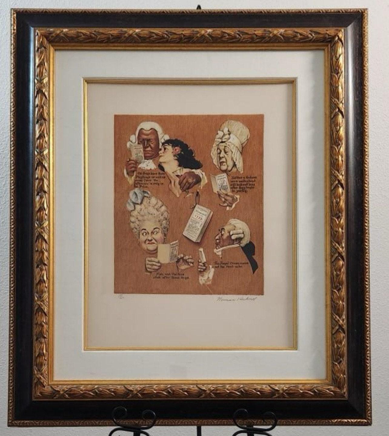 Norman Rockwell Print: 'Royal Crown' Limited Edition (Signed, Numbered, Framed)