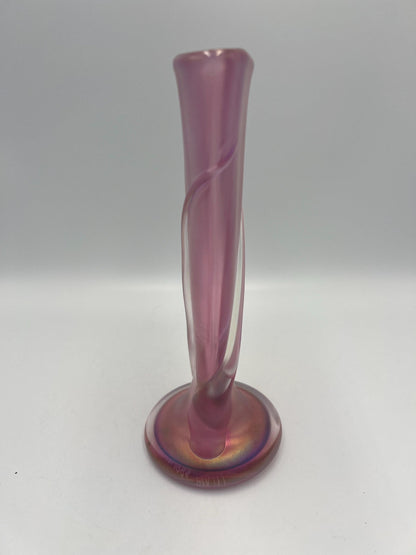 Beautiful Zellique Studio Art Glass Vase SIgned and Dated