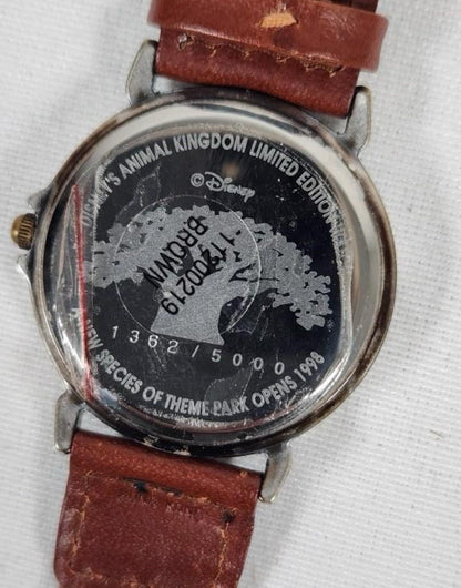 Walt Disney Animal Kingdom Opening Day Watch Linited Edition w COA
