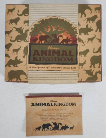 Walt Disney Animal Kingdom Opening Day Watch Linited Edition w COA