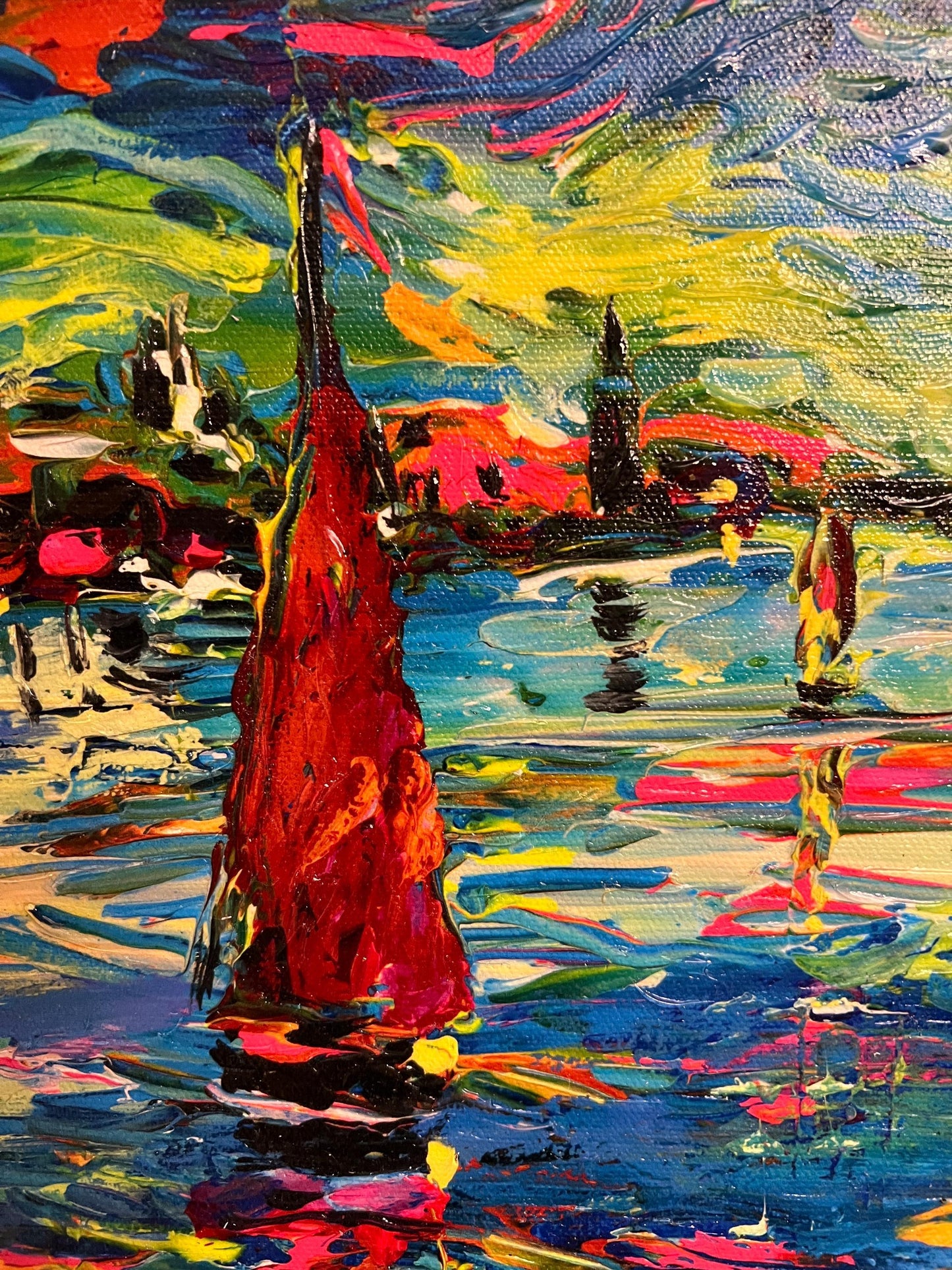 Duaiv,  Etranges Voiles, Embellished Giclee with COA and appraisal, 2018