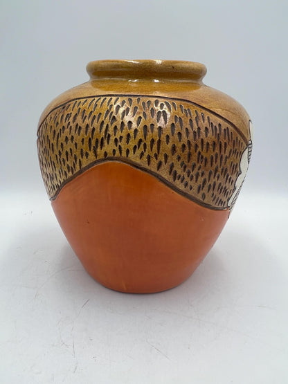 Vintage Ceramic Flower Vase, Kelly King (artist)