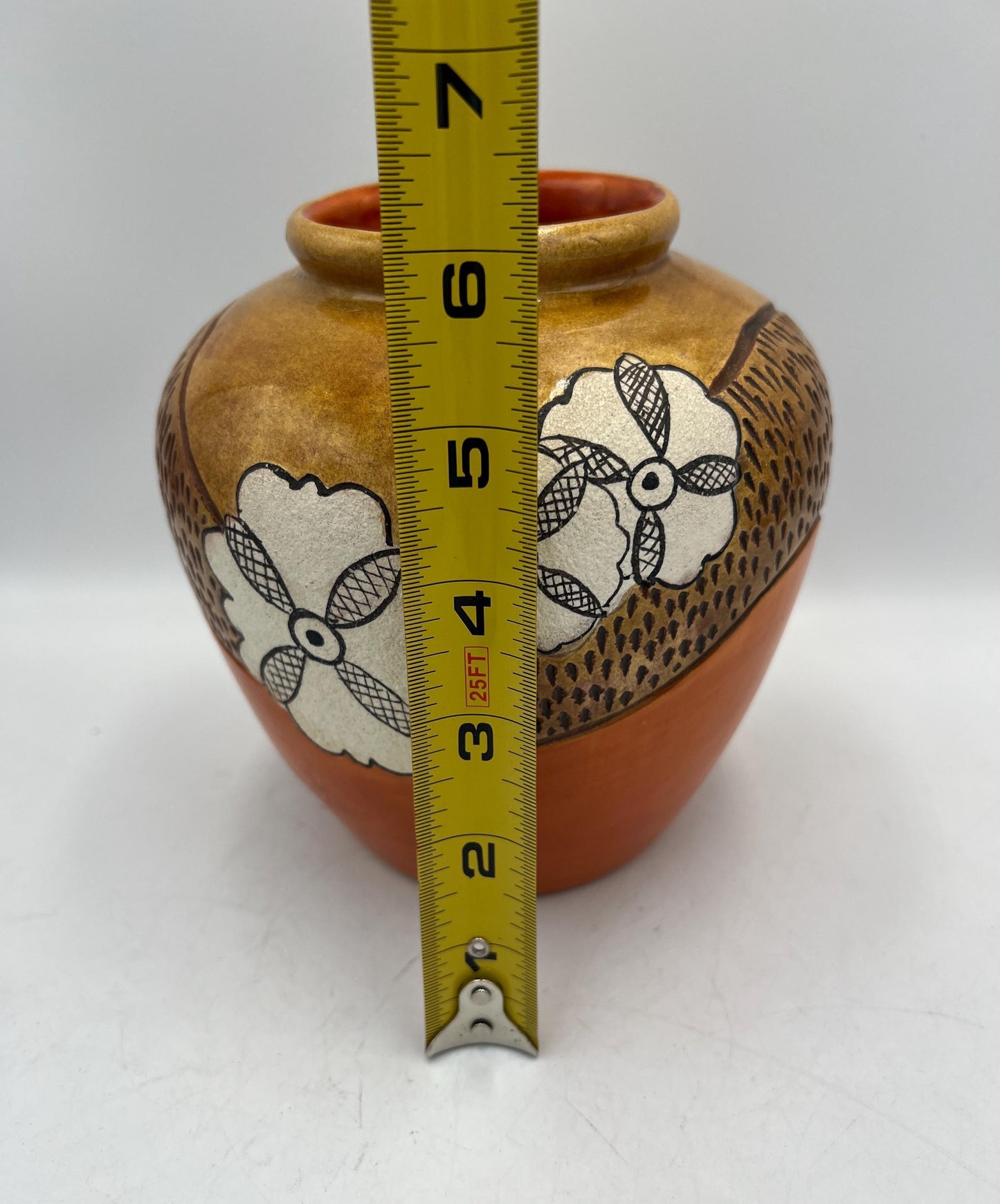 Vintage Ceramic Flower Vase, Kelly King (artist)