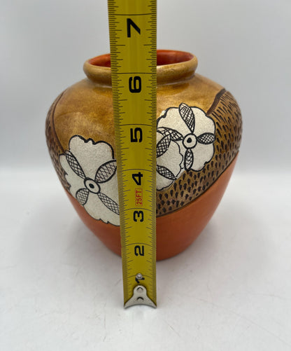 Vintage Ceramic Flower Vase, Kelly King (artist)