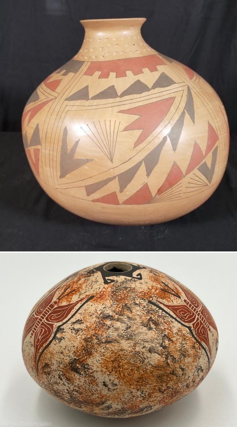 Mata Ortiz Pottery Vase: Handmade Mexican Art (Butterfly or Southwest Style)